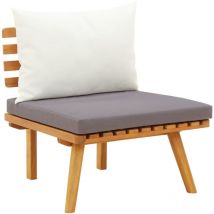 Furniture Limited - Chaise de jardin avec coussins bois d'acacia
