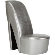 Furniture Limited - Chaise en forme de chaussure à talon haut arg