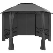 Furniture Limited - Chapiteau tente de jardin avec rideaux