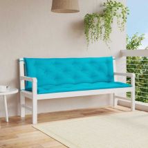 Maison Exclusive - Furniture Limited - Coussins de banc de jardin lot de 2 turquoise