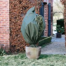 Furniture Limited - Couverture en polaire d'hiver 70 g/m² Vert
