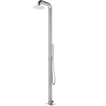 Abcrital - Furniture Limited - Douche de jardin 225 cm Acier inoxydable