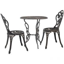 Prolenta Premium - Furniture Limited - Salon de bistro 3 pcs Aluminium coulé