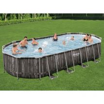 Bestway - Furniture Limited - Ensemble de piscine ovale 7,32x3,66x1,22 m