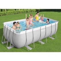 Furniture Limited - Ensemble de piscine rectangulaire Power Steel