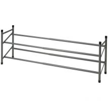 Storage Solutions - Furniture Limited - Étagère à chaussures 2 niveaux (61,5-115)x23x