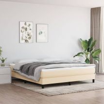 Furniture Limited - Giroletto a Molle con Materasso Crema 180x200