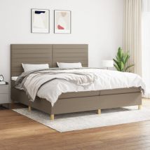 Furniture Limited - Giroletto a Molle con Materasso Tortora