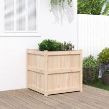 Prolenta Premium - Furniture Limited - Jardinière d'extérieur 70x70x70 cm bois de