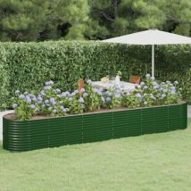 Furniture Limited - Letto Giardino Acciaio Verniciato a Polvere