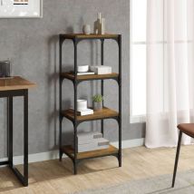 Prolenta Premium - Furniture Limited - Libreria rovere fumo 40x33x100 cm Legno