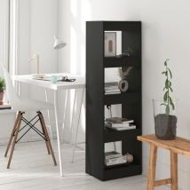 The Living Store - Furniture Limited - Libreria/Divisorio Nero 40x30x135 cm