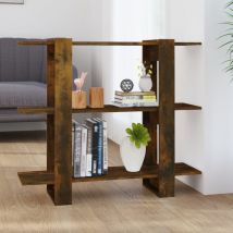 Prolenta Premium - Furniture Limited - Libreria/Divisorio Rovere Fumo 100x30x87 cm
