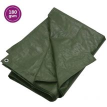 Furniture Limited - Lona hdpe verde 180 g/m² 3x5 m