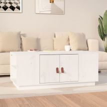 Furniture Limited - Mesa de centro de madera maciza de pino