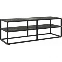 Prolenta Premium - Furniture Limited - Meuble tv noir avec verre marbre noir