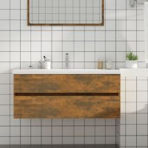Furniture Limited - Mobile Lavabo Rovere Fumo 100x38,5x45 cm