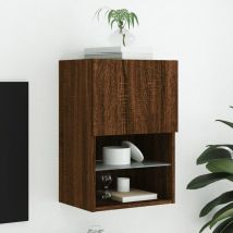 Prolenta Premium - Furniture Limited - Mobile tv con Luci led Rovere Marrone