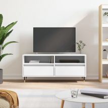 Furniture Limited - Mueble para tv madera contrachapada blanco