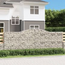 Furniture Limited - Paniers à gabions arqués 9 pcs 400x30x140/160