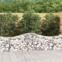 Furniture Limited - Paniers à gabions arqués 5 pcs 200x50x60/80 c