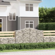 Furniture Limited - Paniers à gabions arqués 5 pcs 200x50x120/140