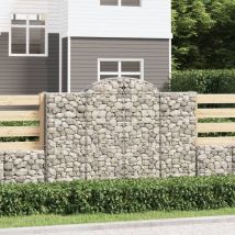 Furniture Limited - Paniers à gabions arqués 15 pcs 200x30x140/16