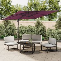 Maison Exclusive - Furniture Limited - Parasol déporté avec mât en aluminium