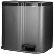 Furniture Limited - Pattumiera a Pedale Doppia Deco 15L e 6L