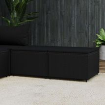 Furniture Limited - Poggiapiedi da Giardino con Cuscini in