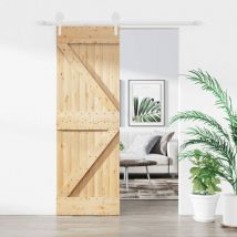 Furniture Limited - Puerta corredera con herrajes madera maciza