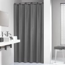 Furniture Limited - Rideau de douche Madeira 240x200 cm Gris