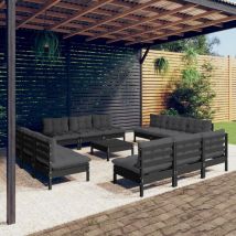 Prolenta Premium - Furniture Limited - Salon de jardin 13 pcs avec coussins