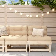Prolenta Premium - Furniture Limited - Canapés centraux de jardin 2 pcs bois de pin