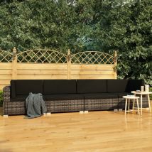 Furniture Limited - Set de sofás de jardín con cojines 4 pzas