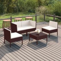 Prolenta Premium - Furniture Limited - Set Divani da Giardino 5 pz con Cuscini in