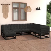 Prolenta Premium - Furniture Limited - Set Salotto Giardino 7 pz Cuscini Antracite