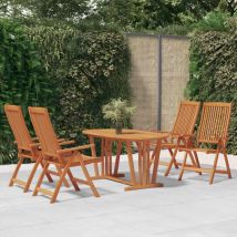 Doc&et² - Furniture Limited - Sillas de jardín plegables 4 uds madera