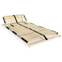 Furniture Limited - Sommier à lattes sans matelas avec 28 lattes