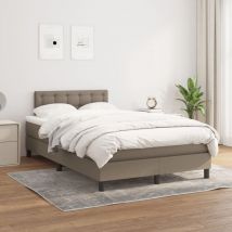 Furniture Limited - Sommier à lattes de lit avec matelas Taupe 12
