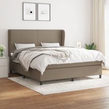 Maison Exclusive - Furniture Limited - Sommier à lattes de lit avec matelas Taupe 16