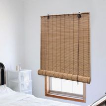 Furniture Limited - Store roulant en bambou 140x220 cm Marron