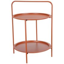 Furniture Limited - Table d'appoint ronde 50x66 cm terre cuite