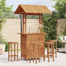 Prolenta Premium - Furniture Limited - Table de bar d'extérieur avec toit