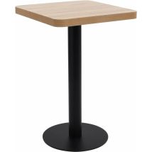 Prolenta Premium - Furniture Limited - Table de bistro marron clair 50x50 cm mdf