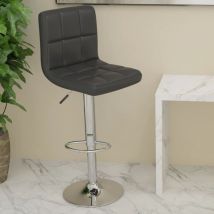 Furniture Limited - Tabouret de bar Noir Similicuir