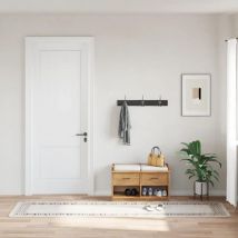 Furniture Limited - Tappeto Lavabile 80x300 cm Beige Chiaro