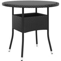 Prolenta Premium - Furniture Limited - Tavolo da Giardino Ø80x75 cm Vetro Temperato