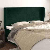 Furniture Limited - Testiera ad Orecchio Verde Scuro