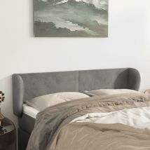 Furniture Limited - Testiera ad Orecchio Grigio Chiaro